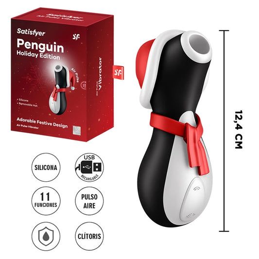 Succionador Clitorial Pro Penguin Edición Navideña | Satisfyer