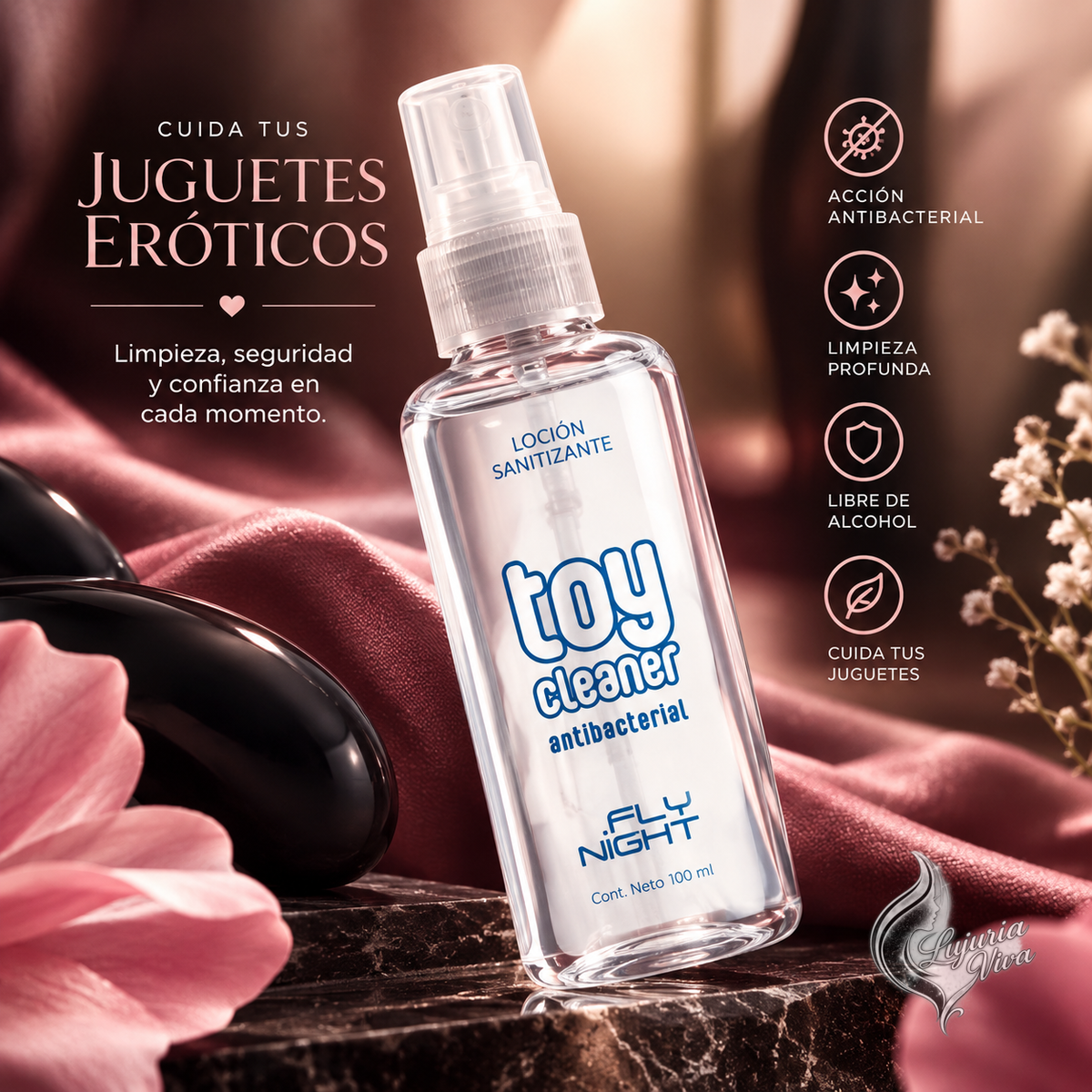 Toy Cleaner Spray Antibacterial | 100ml | Fly Night