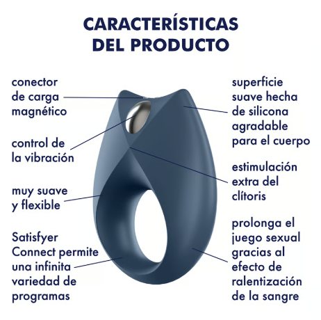 Anillo Vibrador Royal One con App | Satisfyer