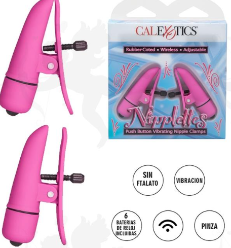 Pinzas Vibradoras de Pezón Nipplettes | CalExotics