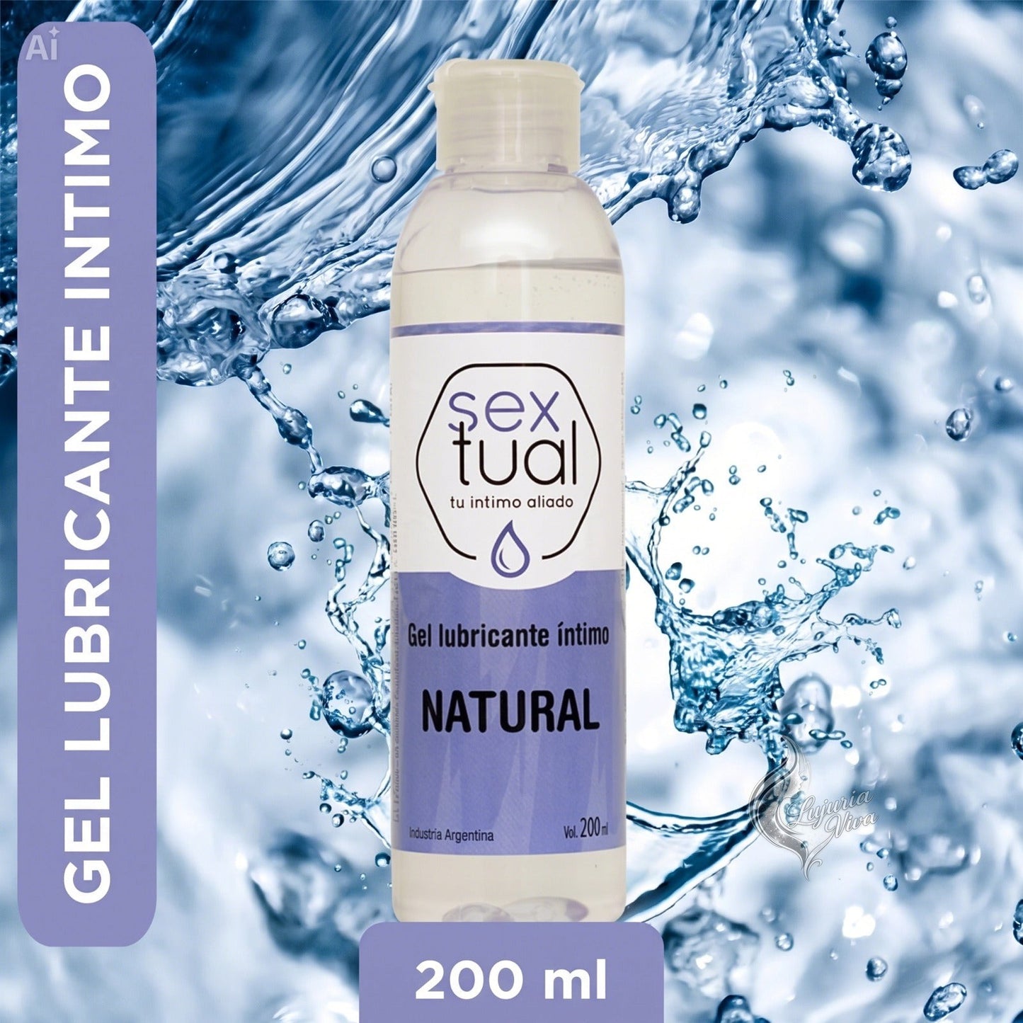 Gel Lubricante Neutro Natural | Sextual 200ml
