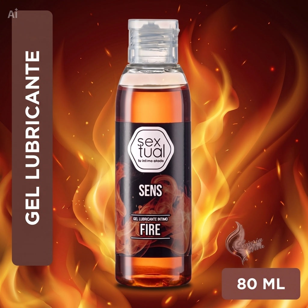 Gel Lubricante Íntimo Efecto Calor Fire | Sextual