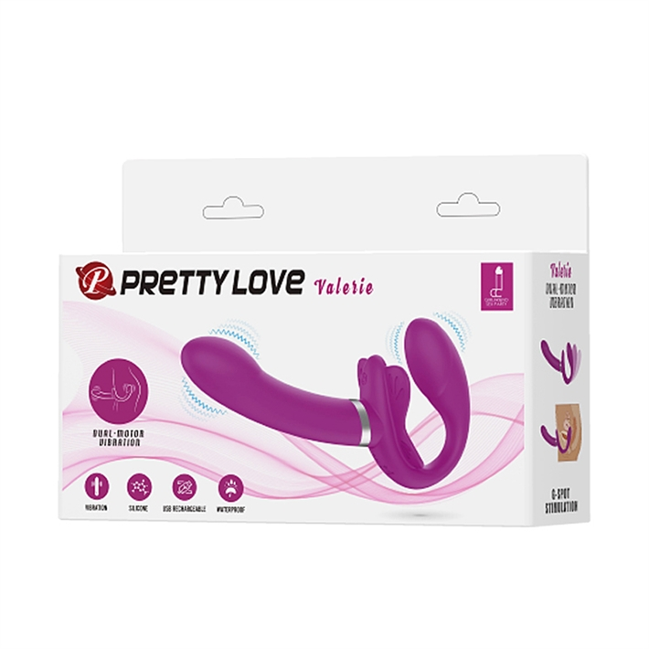 Strap On Doble Motor Valerie | Pretty Love