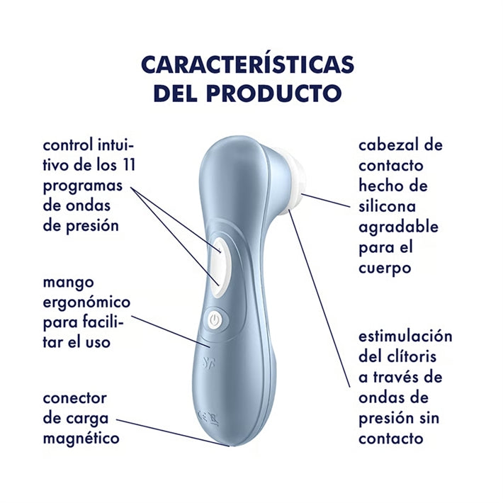 Succionador Clitorial Pro 2 Blue | Satisfyer