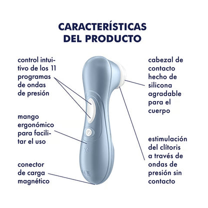 Succionador Clitorial Pro 2 Blue | Satisfyer
