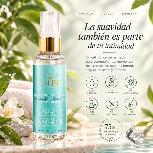 Gel Lubricante Neutro Vegano Hipoalergénico | Calins