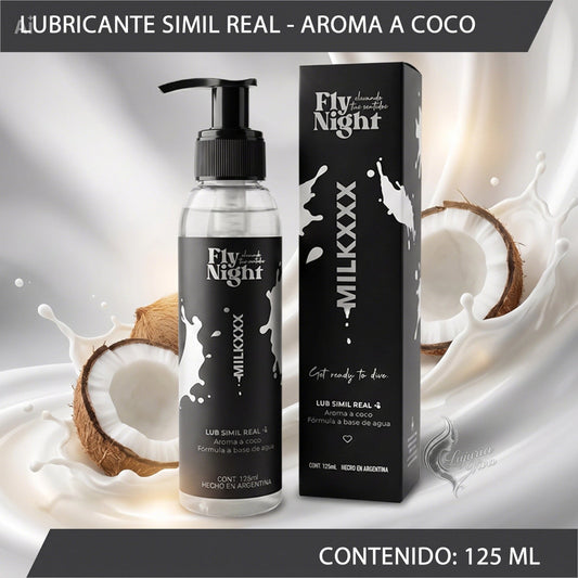 Gel Lubricante Simil Real Aroma a Coco | 125ml | Fly Night