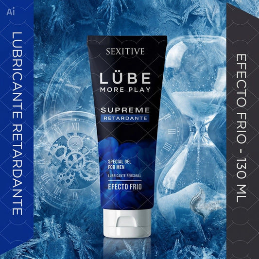 Gel Lubricante Retardante Efecto Frío Lube More Play Supreme | Sexitive