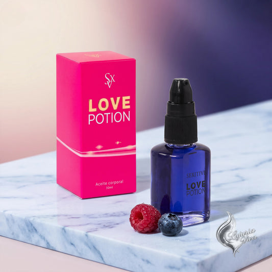 Aceite Corporal para Masajes Love Potion Frutos Rojos | 30ml | Sexitive