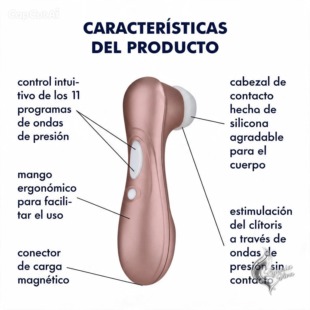 Succionador de Clítoris Pro 2 Light Rose Gold | Satisfyer