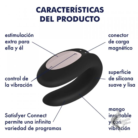 Vibrador para Parejas Double Joy Partner | Satisfyer
