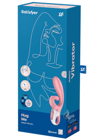Estimulador de Clitoris y Punto G Rabbit Hug Me | Satisfyer