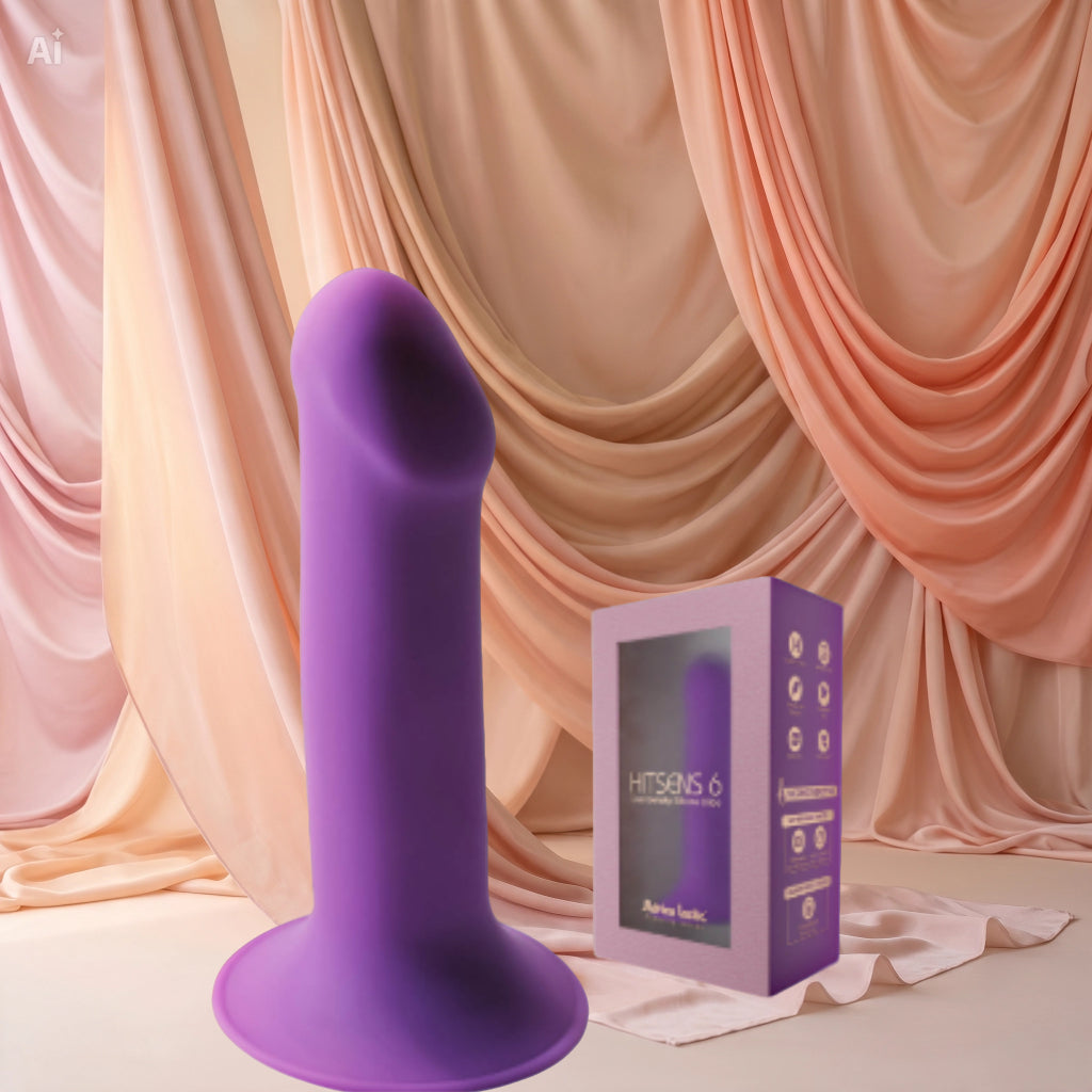 Dildo Hitsens 6 Flexible con Sopapa | Adrien Lastic
