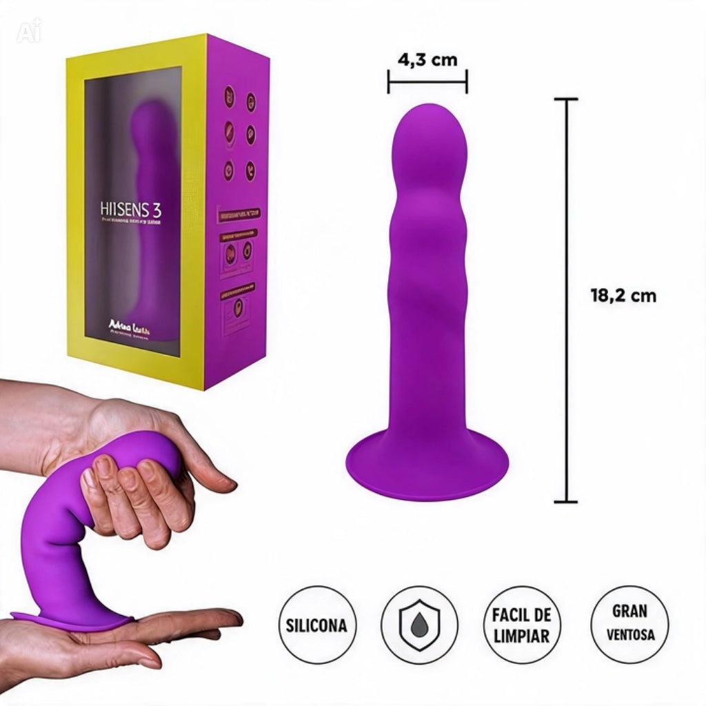 Dildo Hitsens 3 Doble Densidad | Adrien Lastic