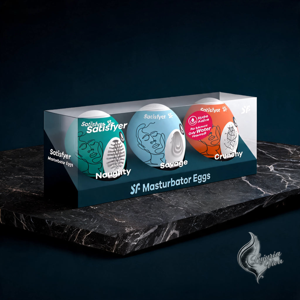 Set de Masturbadores Egg x3 | Satisfyer