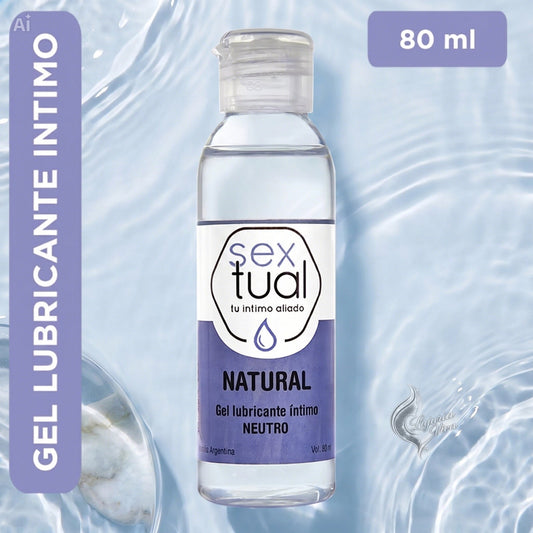 Gel Lubricante Neutro Natural | Sextual 80ml