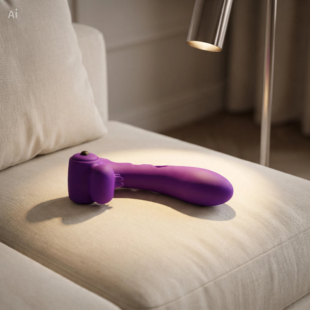 Vibrador para Dedo con Estimulador de Clítoris Honey Finger | Pretty Love
