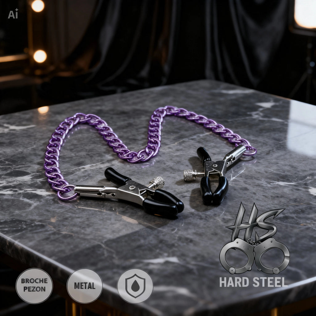 Pinzas de Pezón con Cadena | Hard Steel