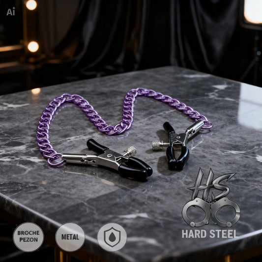 Pinzas de Pezón con Cadena | Hard Steel