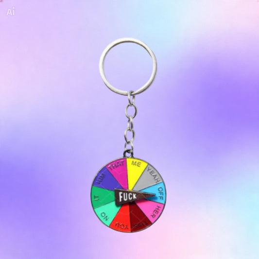 Llavero Ruleta Fuck It | Lujuria Viva