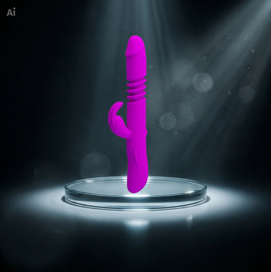Vibrador Rabbit Ward con Rotación y Empuje | Pretty Love