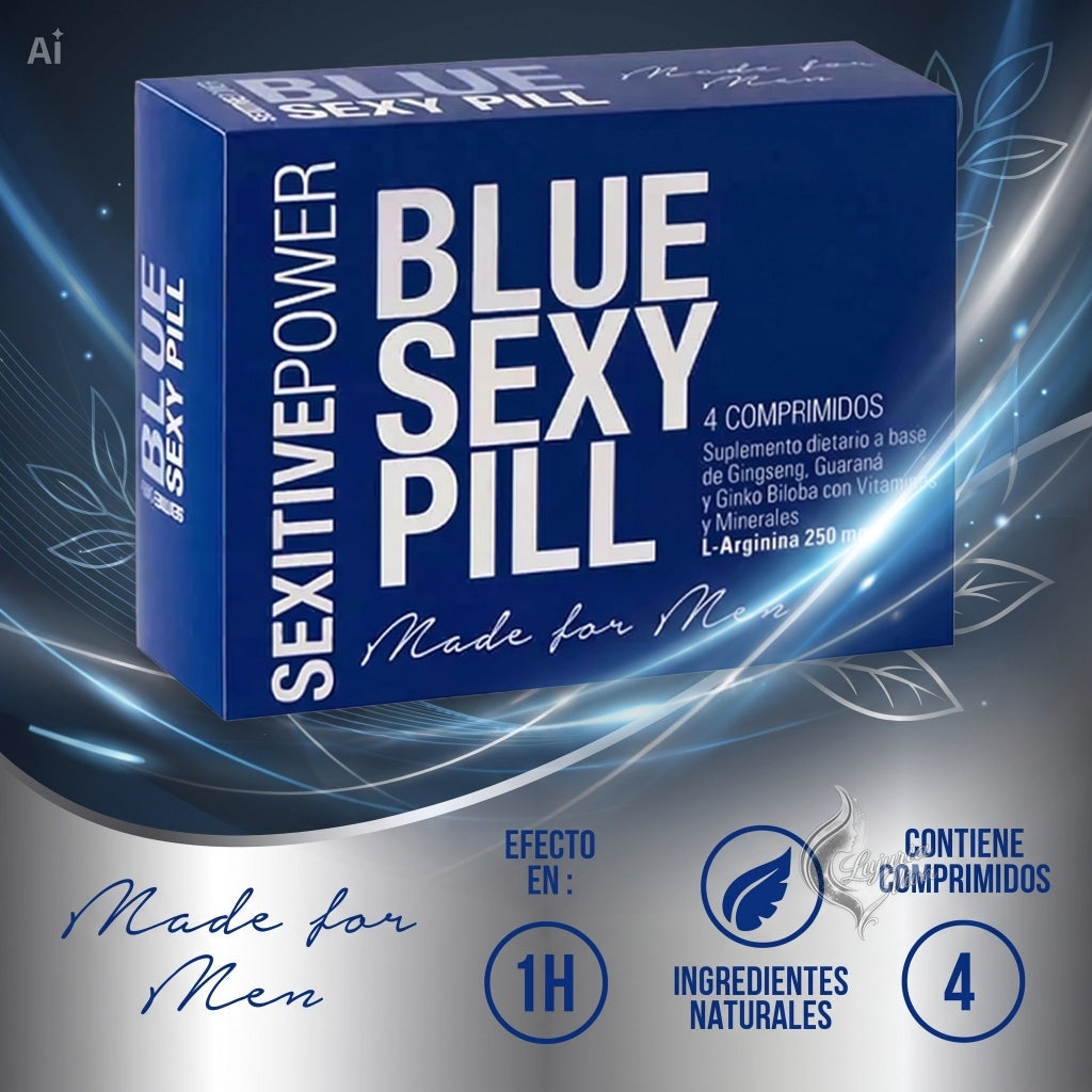 Píldora Energizante Blue Sexy Pill | Sexitive Power