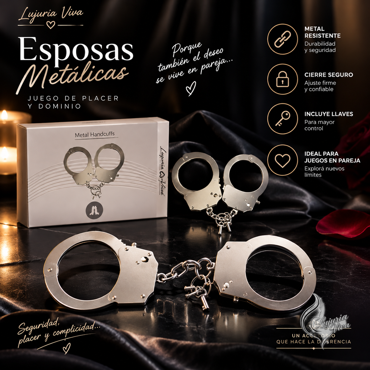 Esposas Metálicas | Adrien Lastic