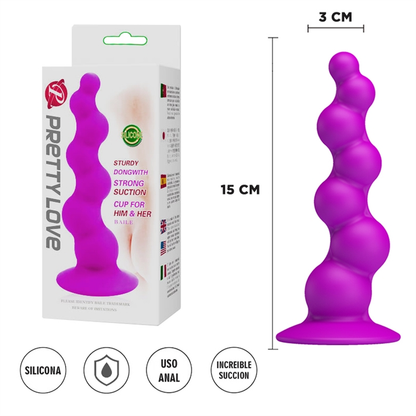 Dilatador Anal Baile con Base de Succión | Pretty Love