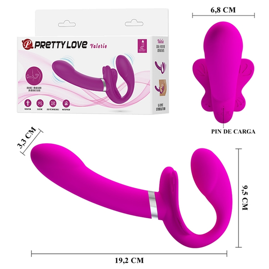 Strap On Doble Motor Valerie | Pretty Love