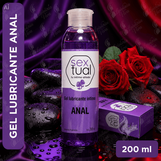 Gel Lubricante Anal Rosas 200ml | Sextual