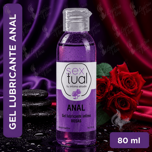 Gel Lubricante Anal Rosas 80ml | Sextual