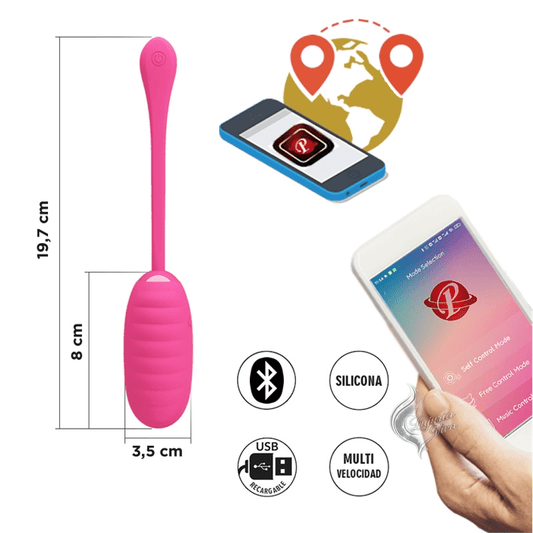 Bala Vibradora Ira con Control Bluetooth | Pretty Love
