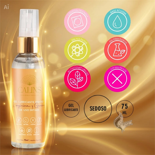 Gel Lubricante Sedoso L-Arginina y Ginseng | Calins