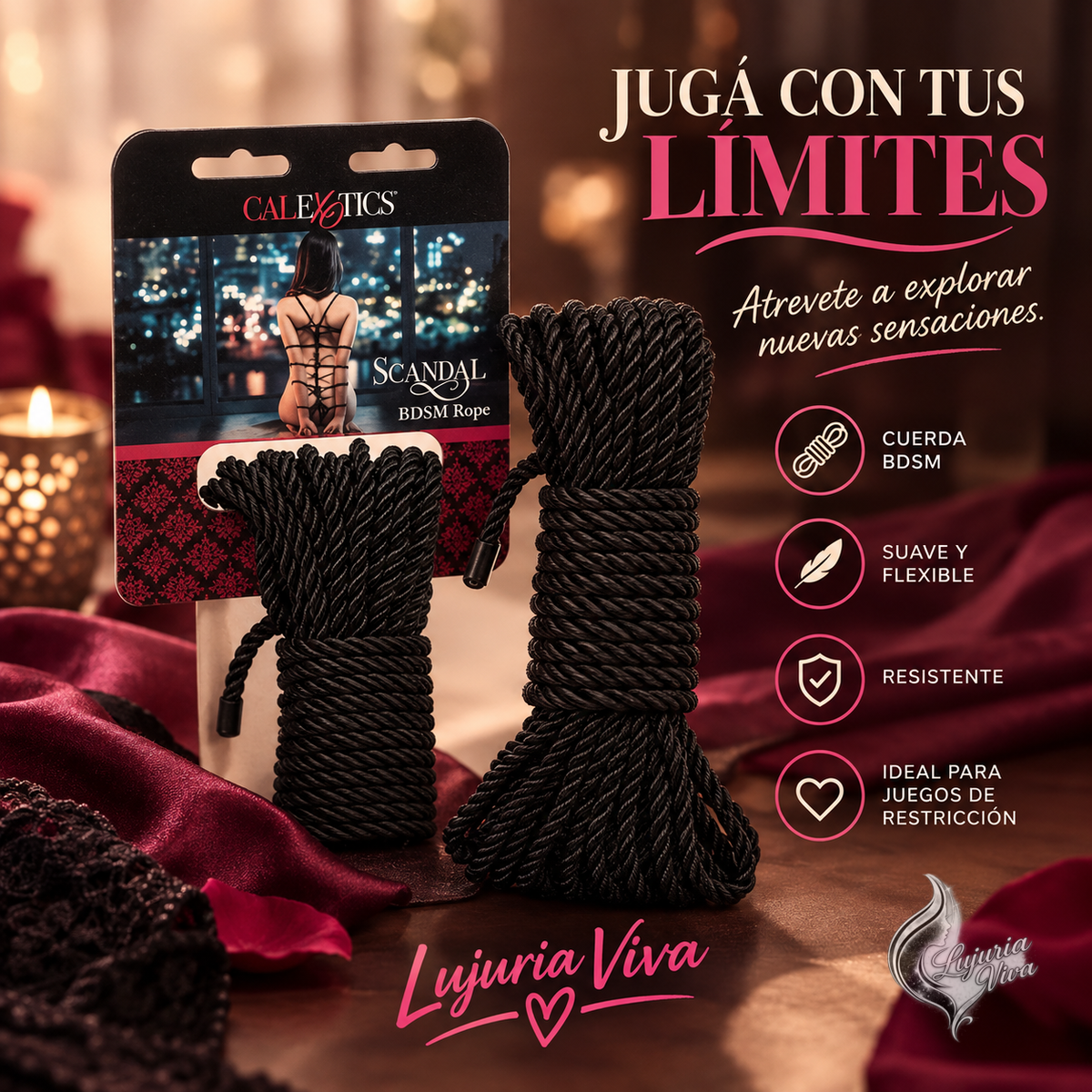 Juego de Sogas para Shibari | CalExotics