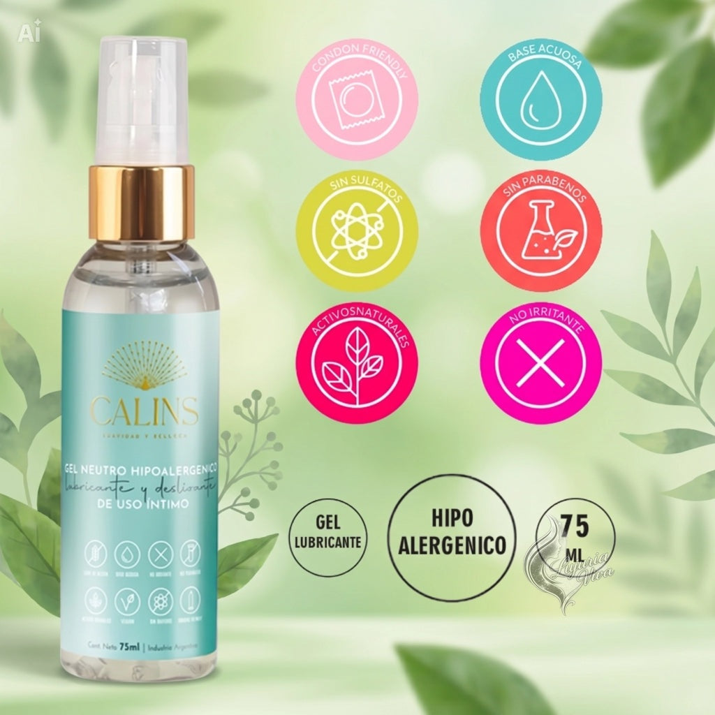Gel Lubricante Neutro Vegano Hipoalergénico | Calins
